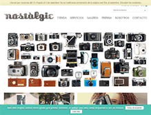 Tablet Screenshot of nostalgic.es